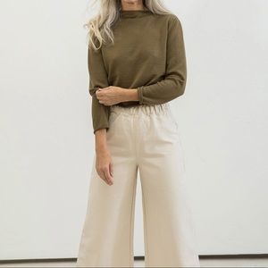 Olive wool Rhodes Sweater